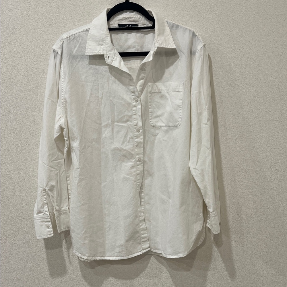 Able Harris oversized button down smal